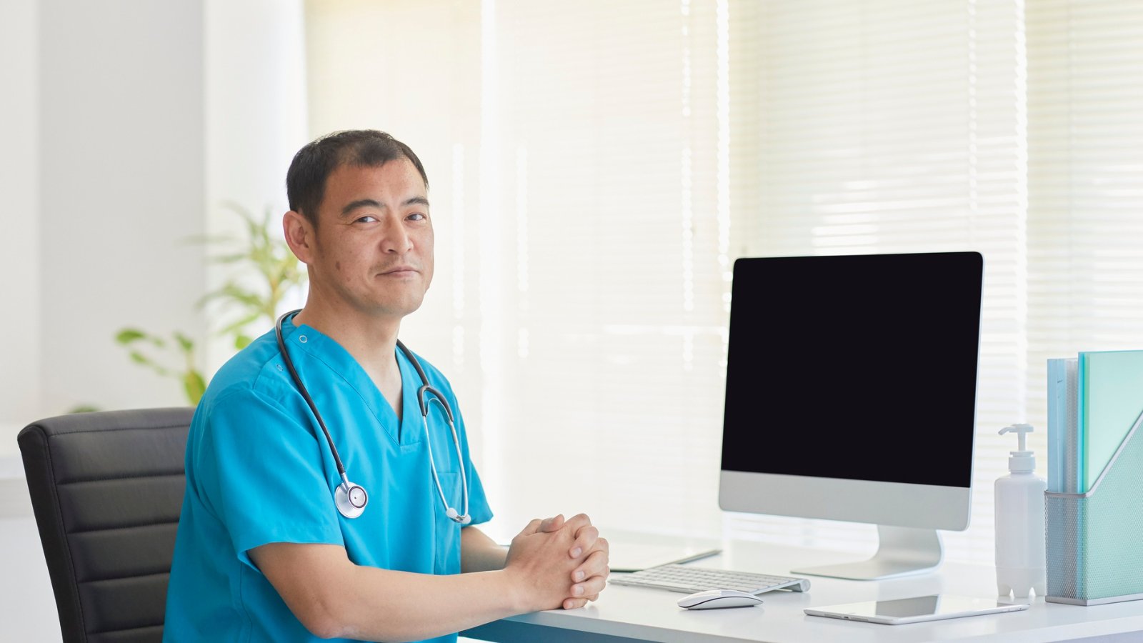 Healthcare cybersecurity shield concept