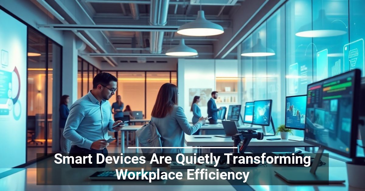 Smart Devices Are Quietly Transforming Workplace Efficiency